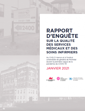 Rapport Enquete Qualite Services Medicaux